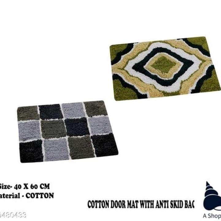 Cotton doormats(pack of 2) uploaded by Ashopin on 3/25/2021