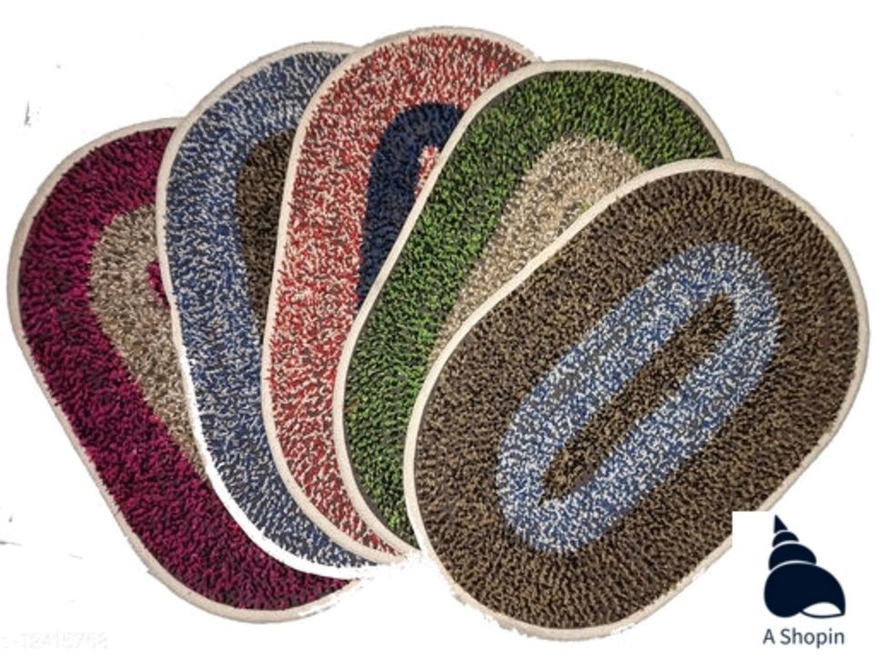 Oval cotton doormats(pack of 5) uploaded by Ashopin on 3/25/2021