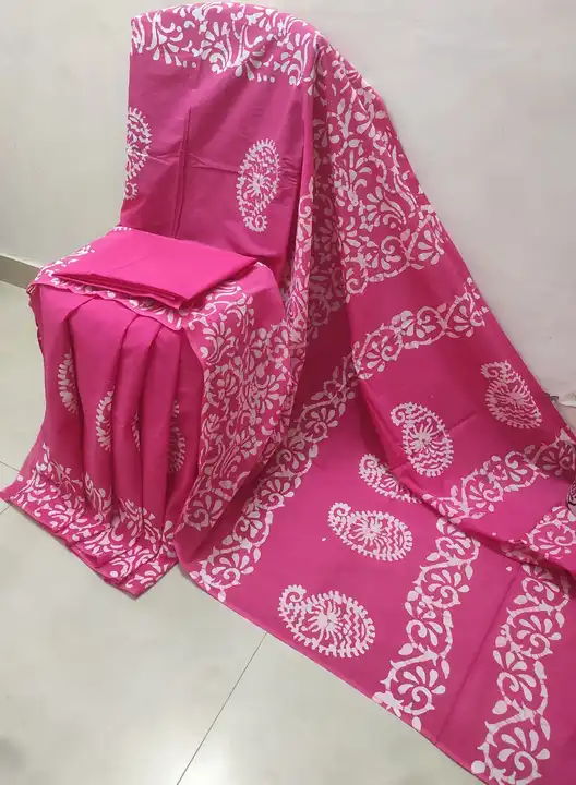 Hand block print sarees  uploaded by Indiana Creations  on 2/22/2024