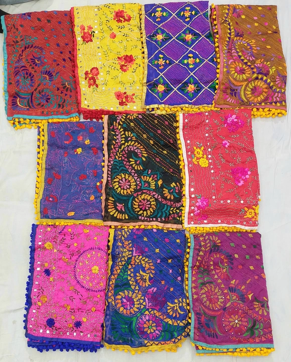 Embroidery Duppata Heavy  uploaded by business on 2/22/2024