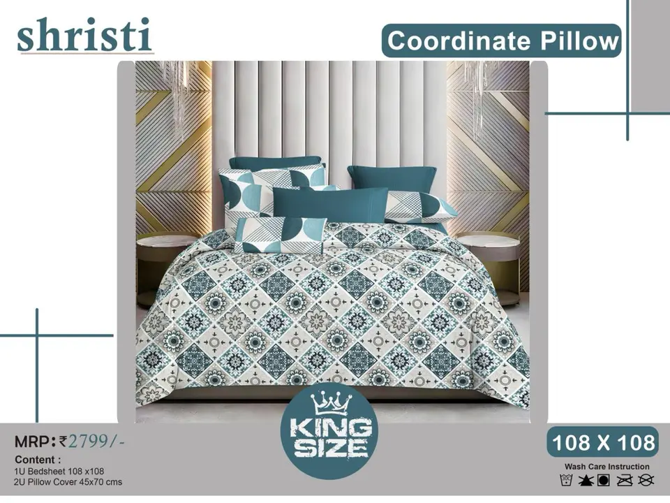 King size bedsheet  uploaded by business on 2/22/2024