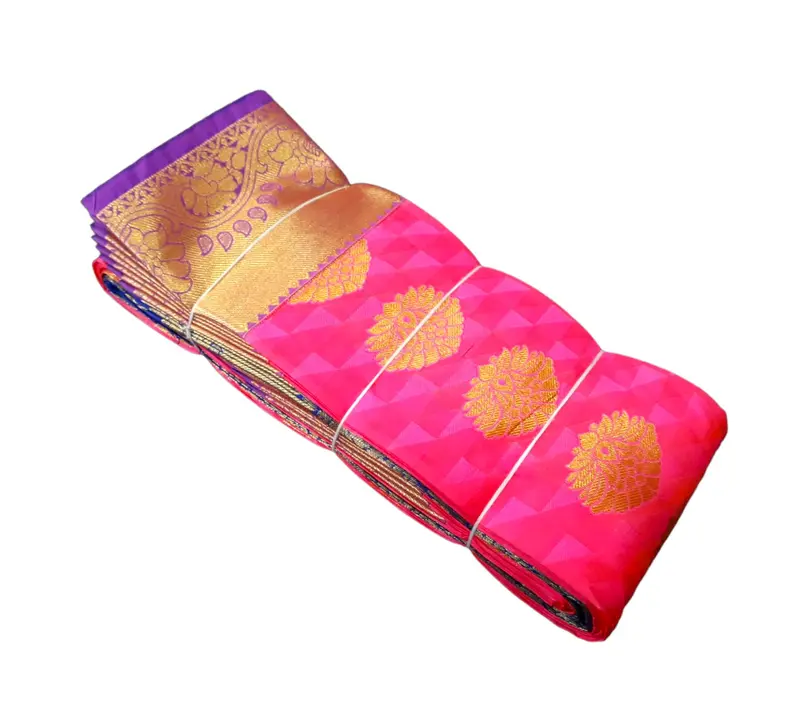 Kanchipuram Art Silk embosse butta Saree's  uploaded by SRI AMMAN SAREES MANUFACTURE on 2/22/2024