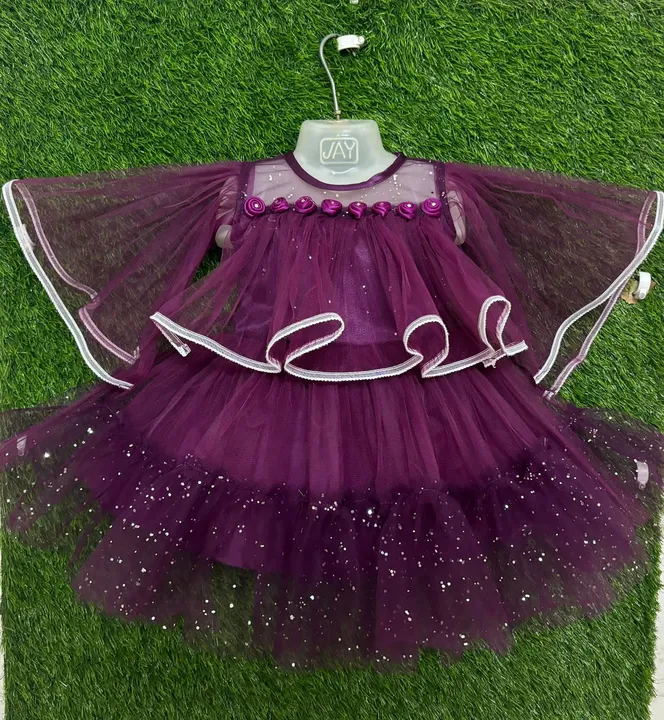 Kids party wear princess dress uploaded by ZINAX on 2/22/2024