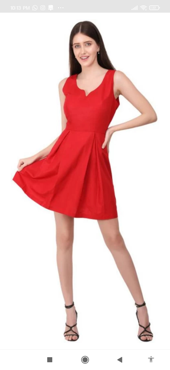 Red dress uploaded by Regalkart india private limited on 2/22/2024
