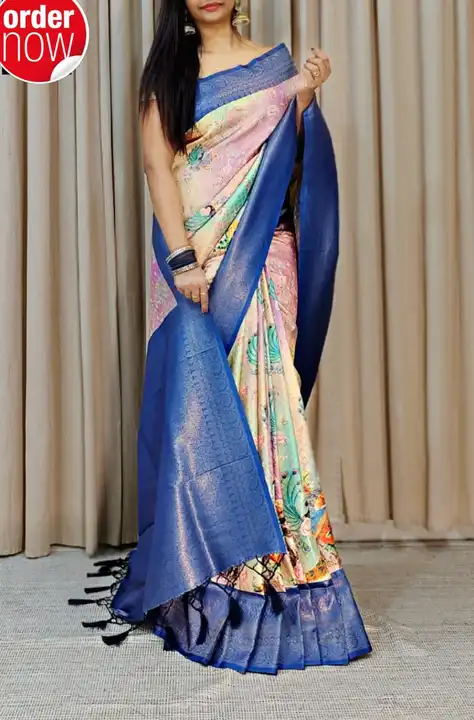 Softy silk saree uploaded by SAURYA LIFE STYLE on 2/22/2024