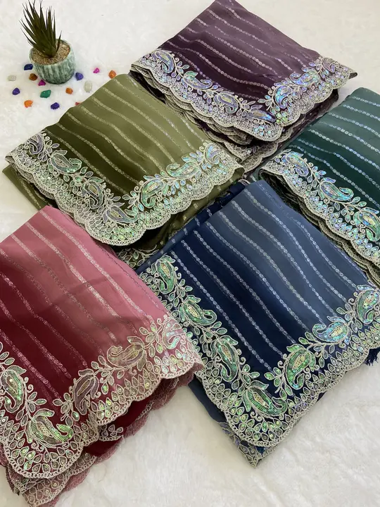 Jimmy silk saree  uploaded by business on 2/22/2024