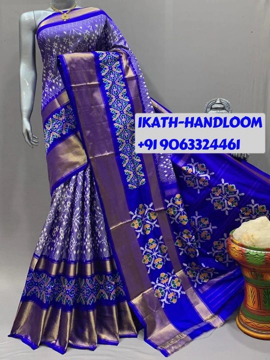 Pochampalle Ikath Silk Sarees uploaded by Pochampalle Ikkath silk & cotton Handloom on 2/23/2024