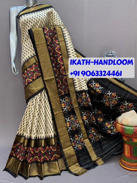 Pochampalle Ikath Silk Sarees uploaded by Pochampalle Ikkath silk & cotton Handloom on 2/23/2024