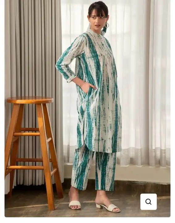 Post image This we have launch A Beautiful kurti pent  Design for Gorgeous ladies 

 New to our smart premium woven Cotton kurti pent set that's perfect for work to vacation.

*Beautiful tai dai print*
*And umbrella cut kurti pattern*

*😍Note-one side pocket*

 *📏size M, L, XL, XXL,(38 to 44)*

 *Fabric :- Cottan digital print*

*💵PRICE -699 Free shipping*