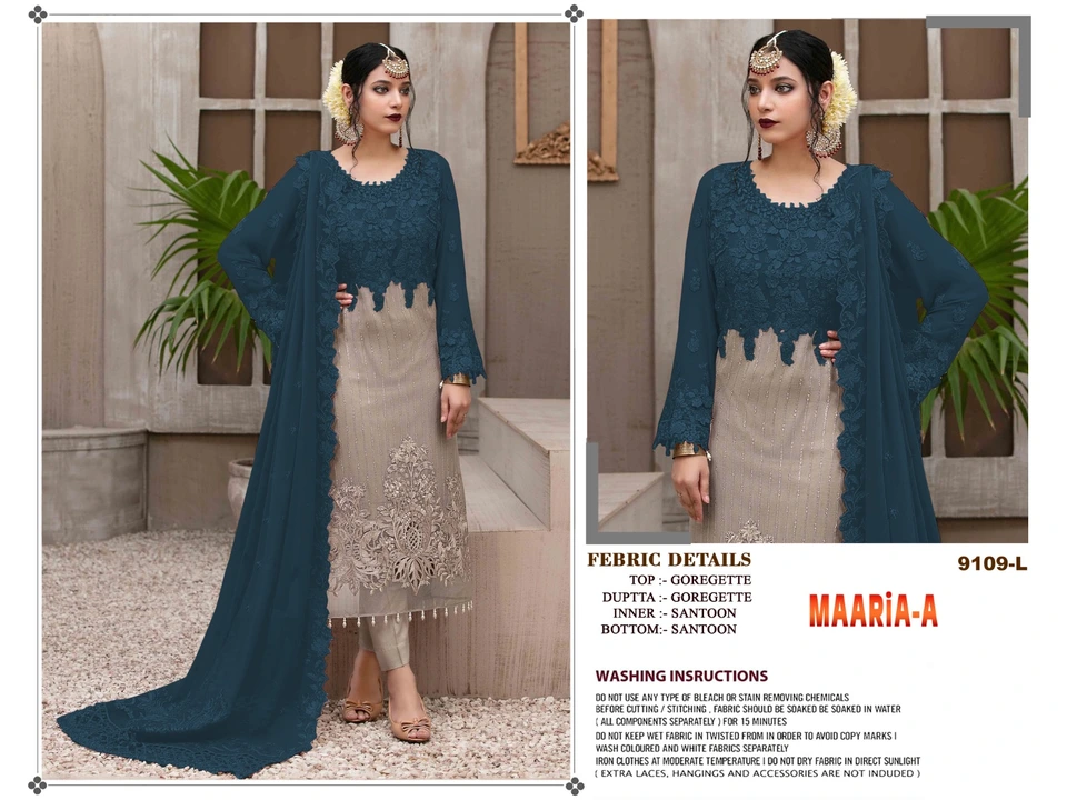 Pakistani Design MAARIA -A
   P 9109 uploaded by business on 2/23/2024