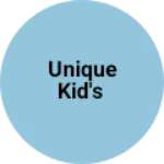 Business logo of UNIQUE KID'S