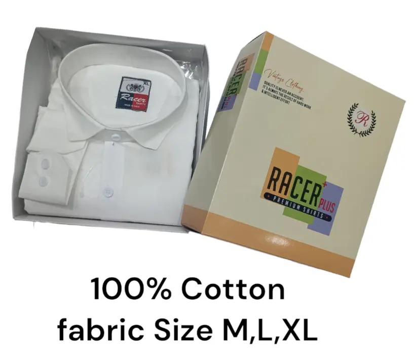Men Box Pack Solid 100% Cotton -6370-white uploaded by Kushal Jeans, Indore on 2/23/2024