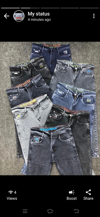 Slub power lykra  uploaded by Jeans 👖 manufacture wholesale on 2/23/2024