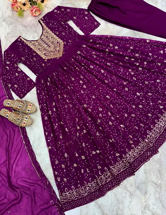 Gown bottom dupatta  uploaded by business on 2/23/2024