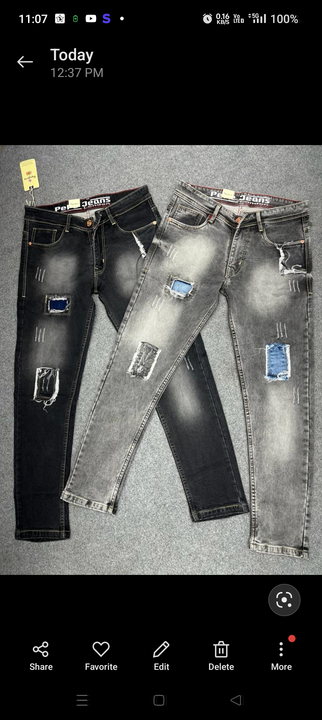 Post image I want 50+ pieces of Men's Jeans at a total order value of 20000. Please send me price if you have this available.