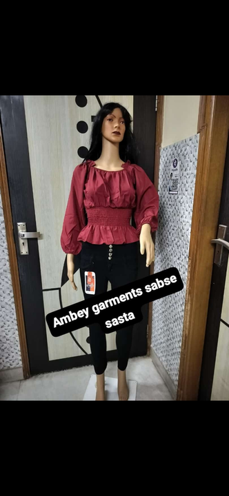 Crop top fresh stock 100 % uploaded by Ambey garments on 2/23/2024