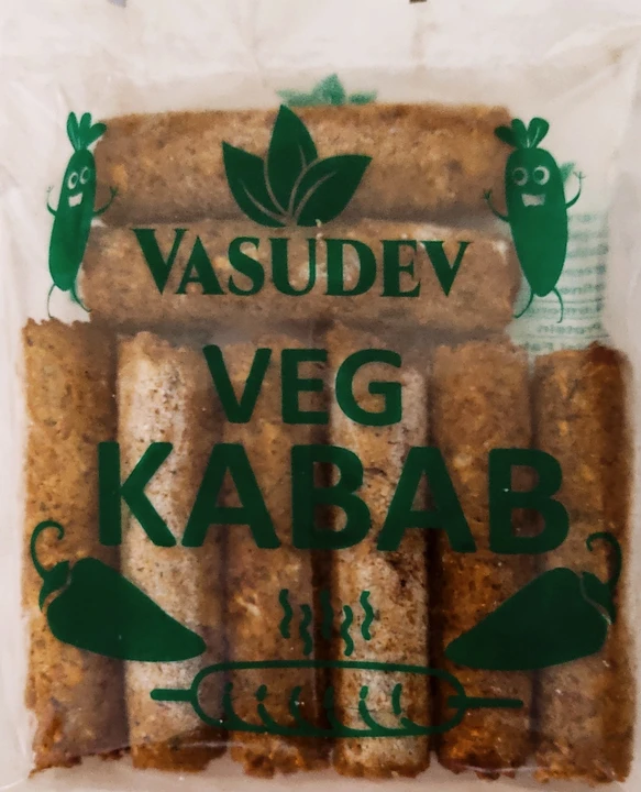Visiting card store images of Vasudev veg kabab