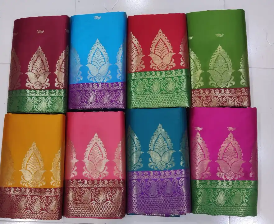 Karishma saree with blouse 
Jaqurd item
 uploaded by business on 2/24/2024