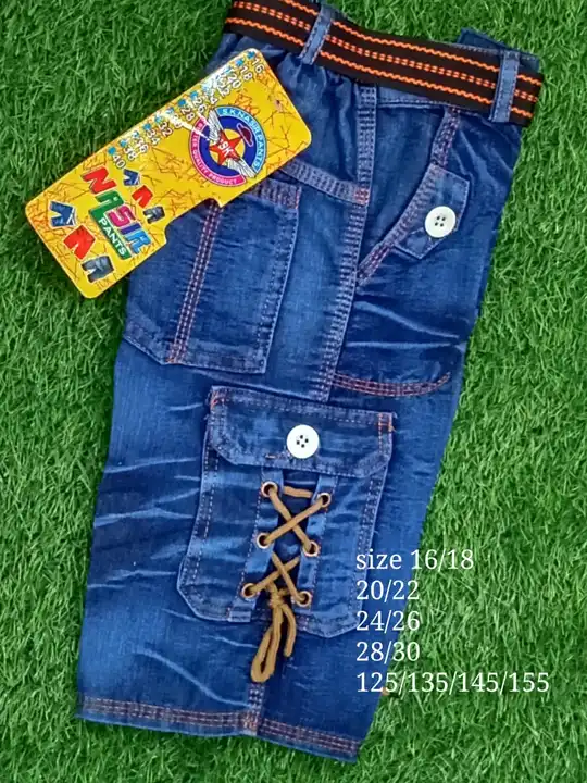 Kids jeans 3/4 uploaded by Sk Nasir Dresses on 2/24/2024