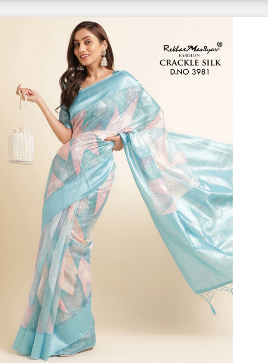 Cracle silk  uploaded by Doshi textiles on 2/24/2024