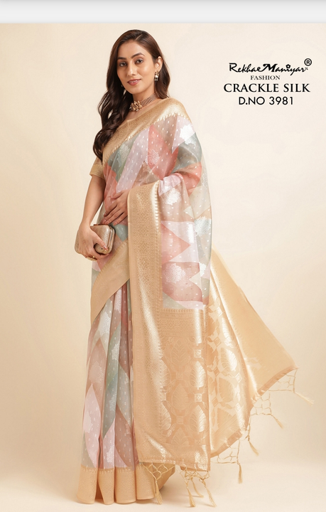 Cracle silk  uploaded by Doshi textiles on 2/24/2024