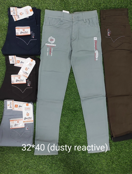 Dusty haevy  jeans 32*40 uploaded by Jai kaali garment on 2/24/2024