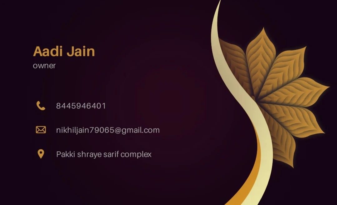 Visiting card store images of Vishudh collocation 