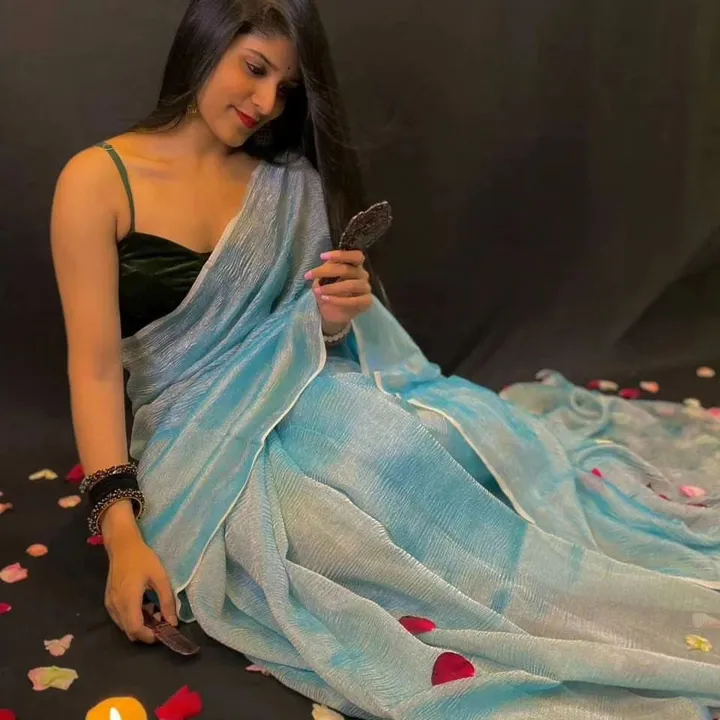 Banarsi Soft Tissue Saree uploaded by Meenawala Fabrics on 2/26/2024