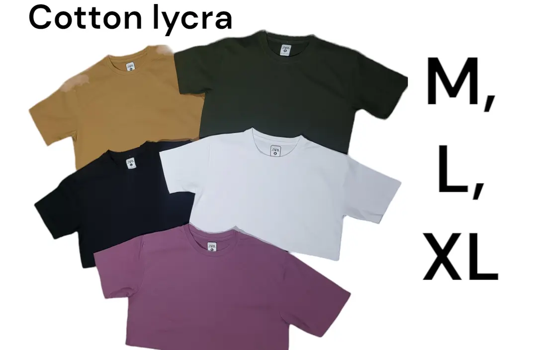 Men's round neck cotton lycra  uploaded by business on 2/26/2024