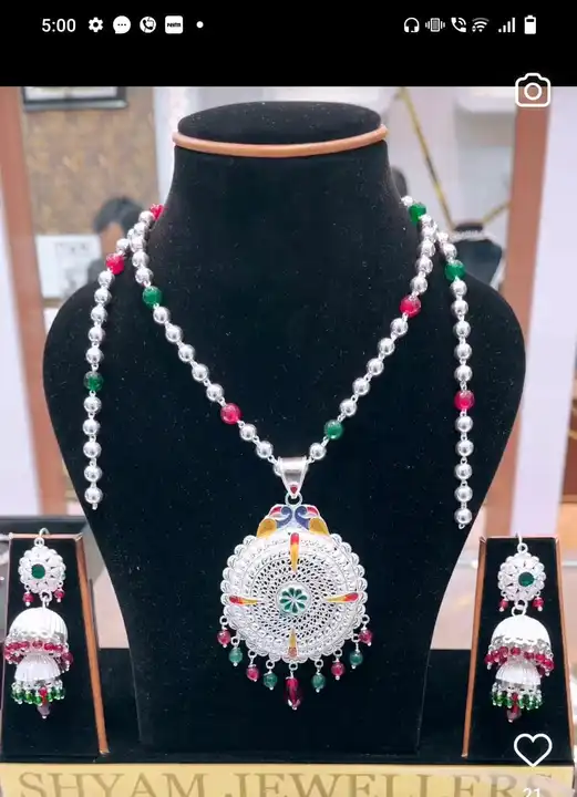 Pendant set uploaded by Shyam Jewellers on 2/26/2024