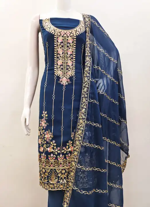 Jorjat work uploaded by Kesari Nandan Fashion saree and dress material on 2/26/2024