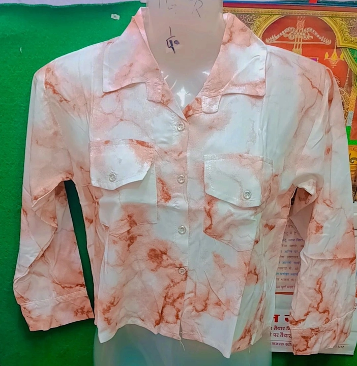 Two piece single piece shirt uploaded by Khatushyam ji girl collection on 2/27/2024