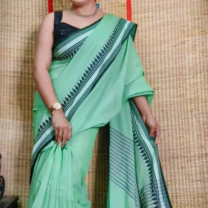 Handloom khadi cotton saree  uploaded by Sujata saree cantre on 2/27/2024