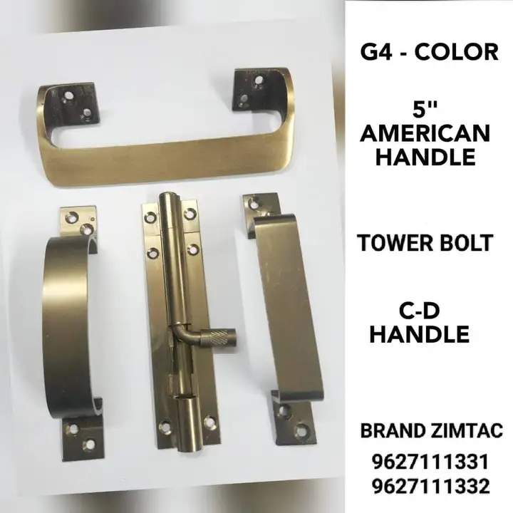 American handle aluminium tower bolt aluminium DC handle uploaded by business on 2/27/2024