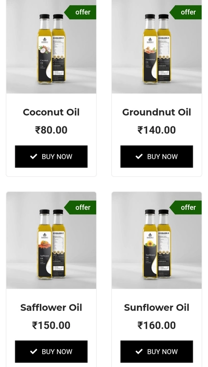 Coconut oil per LTR uploaded by SBS Group on 2/27/2024