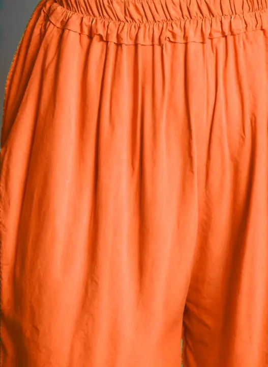 Women Rayon Solid Orange Palazzo  uploaded by Monis Boutique House on 2/27/2024