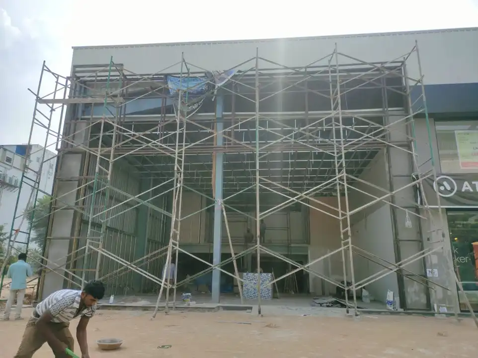 ACP sheet tray panel sheet work। #acp #acpsheet #acppanel #exterior #home #hpl #building #video  uploaded by ACP cladding work on 2/27/2024