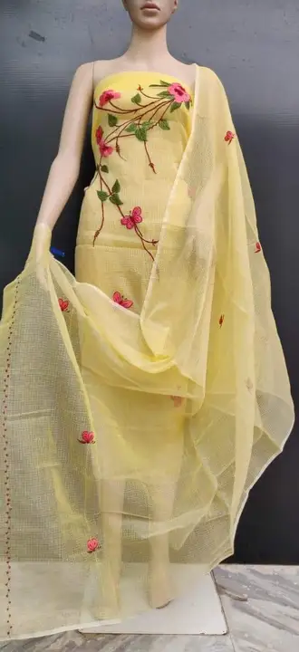 Kota doria suits and dupatta  uploaded by business on 2/28/2024