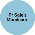 Business logo of PR SALE'S MANDSOUR