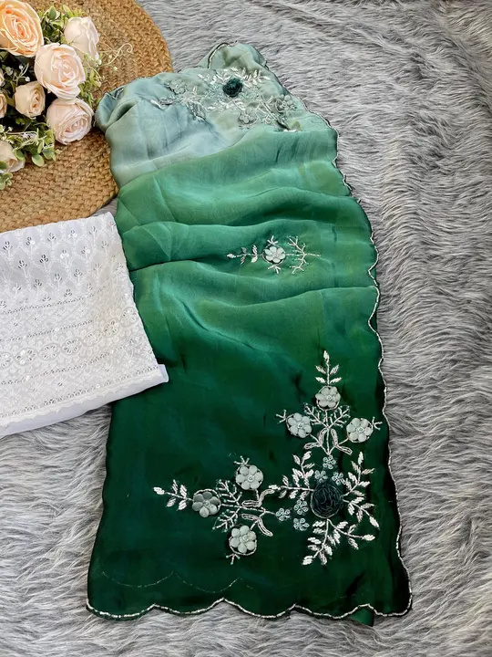 handwork saree  uploaded by business on 2/28/2024