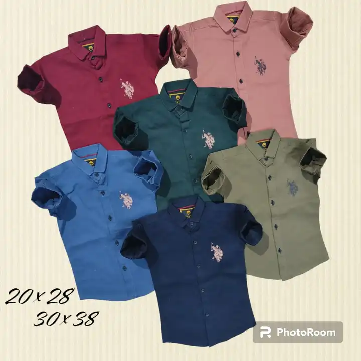 Plain boys shirts  uploaded by Hasmukh creation on 2/28/2024