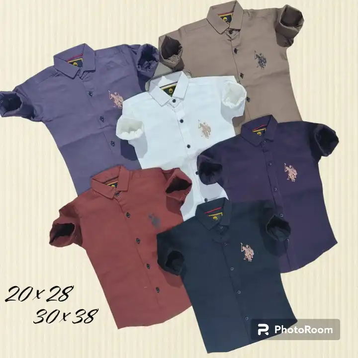 Plain boys shirts  uploaded by Hasmukh creation on 2/28/2024