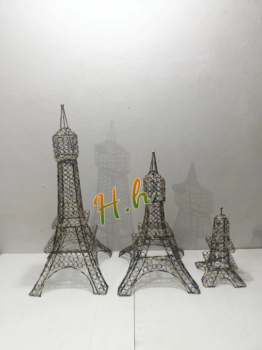 Decorative Beautiful Eiffel Towers Collection Available  in Very Reasonable Prices 
Kindly Contact
H uploaded by Hina Handicrafts on 2/28/2024