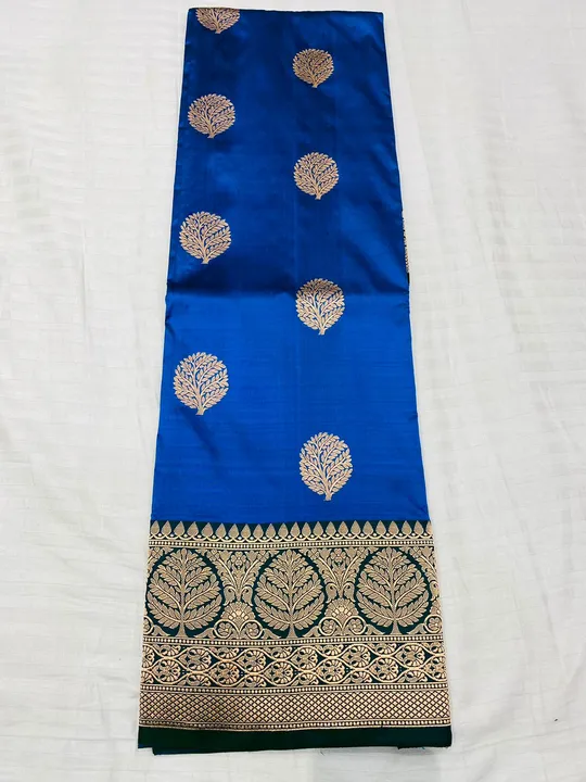 Pure banarsi katan handloom uploaded by Shakuntalam fabrics on 2/28/2024