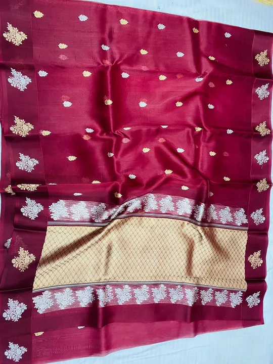Pure organza handloom  uploaded by Shakuntalam fabrics on 2/28/2024