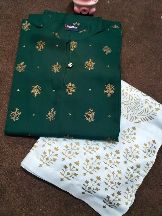 Printed kurti  uploaded by AITBAR textile on 2/28/2024
