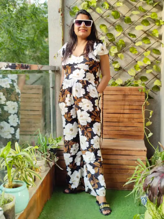 Floral jumpsuit  uploaded by business on 2/28/2024