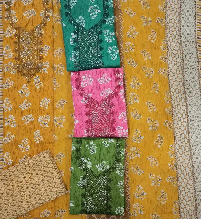 Two tone dress material  uploaded by Shree Nakoda Bhairav Fab Tex Ahmedabad on 2/28/2024