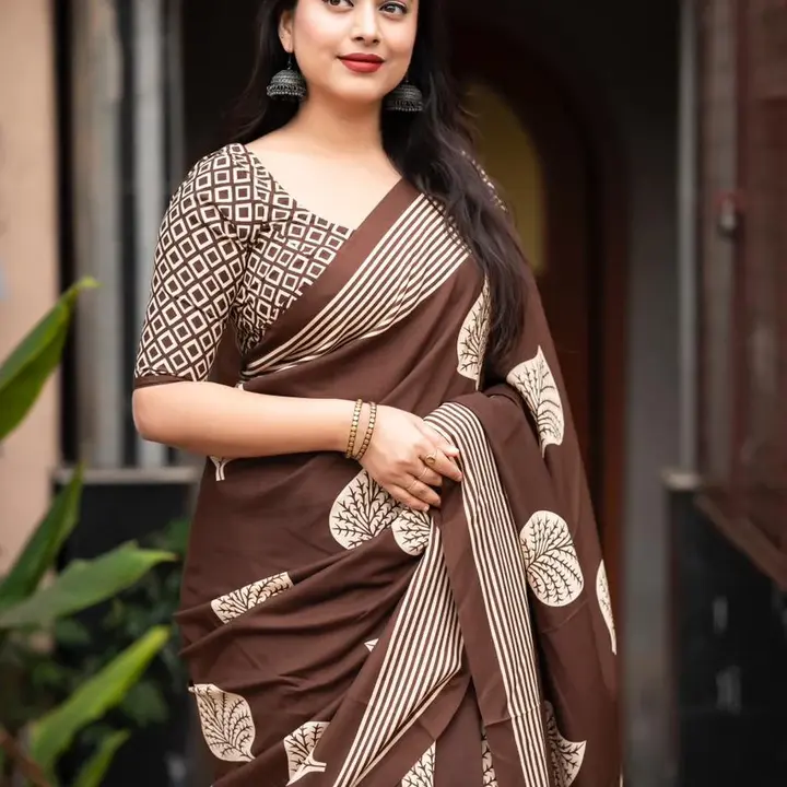 Soft cotton saree  uploaded by SAURYA LIFE STYLE on 2/28/2024