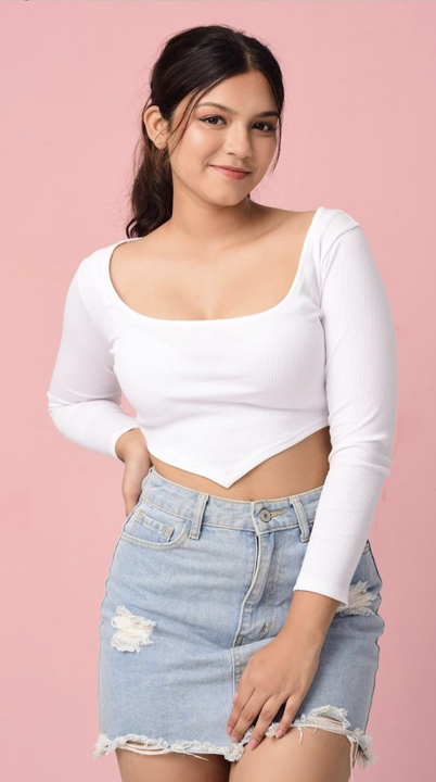 Imported rib Croptop  uploaded by Azragarments  on 2/28/2024